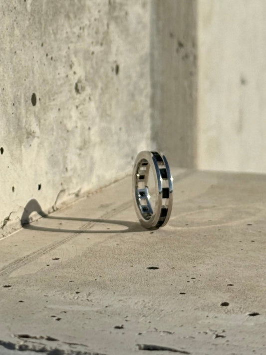 Micro Legacy Ring in Black