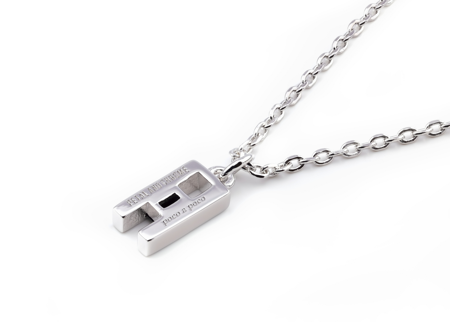 Micro Signature Necklace in Black