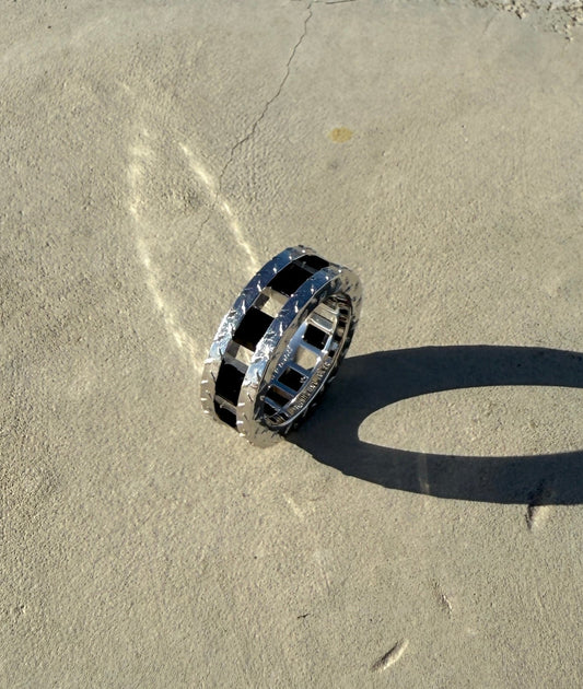 Legacy Tread Ring in Black